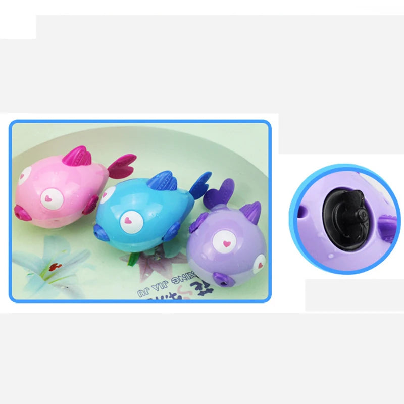 1Pcs Bath Toys Turtle Dolphin Baby Shower Baby Wind up Swim Play Toy Swimming Pool Accessories Baby Play in Water Random Color