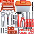 Children'S Tool Set with Electric Toy Drill Kids Power Construction Toy Pretend Play Toy Tools Kit for Toddler Boys Girls Child