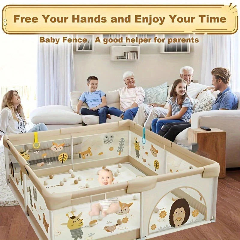 Safe Haven Playpen – Spacious and Fun for Little Ones