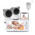5-Inch LCD Baby Monitor with Two Cameras, Supports Split Screen, Wifi Smartphone Video Dual Camera, Mobile APP Control