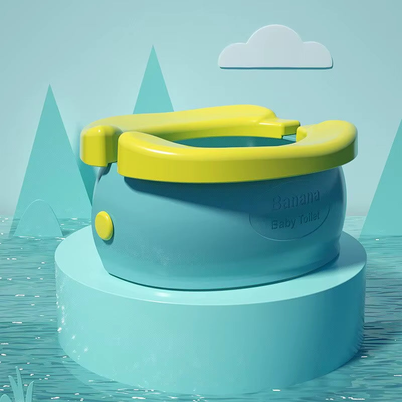 Portable Potty for Kids Travel Foldable Baby Potty Training Seat Outdoor and Indoor Easy to Clean Includes 10 Waste Bags