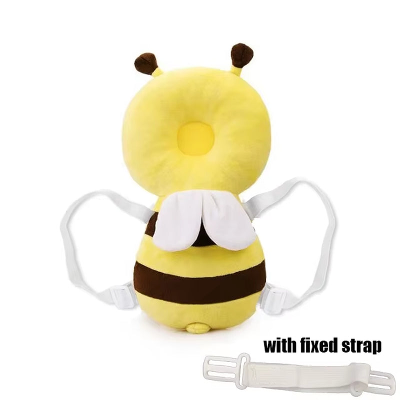 Head Back Protector Baby Protect Pillow Learn Walk Headgear Prevent Injured Safety Pad Prevention Fall Cartoon Bee Kids Pillows