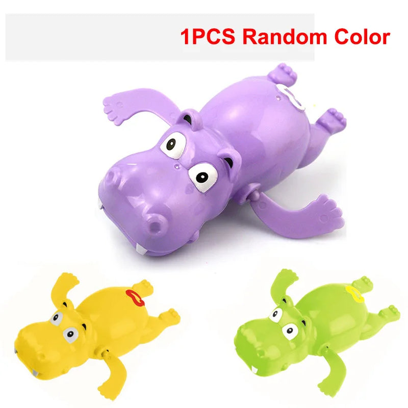 1Pcs Bath Toys Turtle Dolphin Baby Shower Baby Wind up Swim Play Toy Swimming Pool Accessories Baby Play in Water Random Color