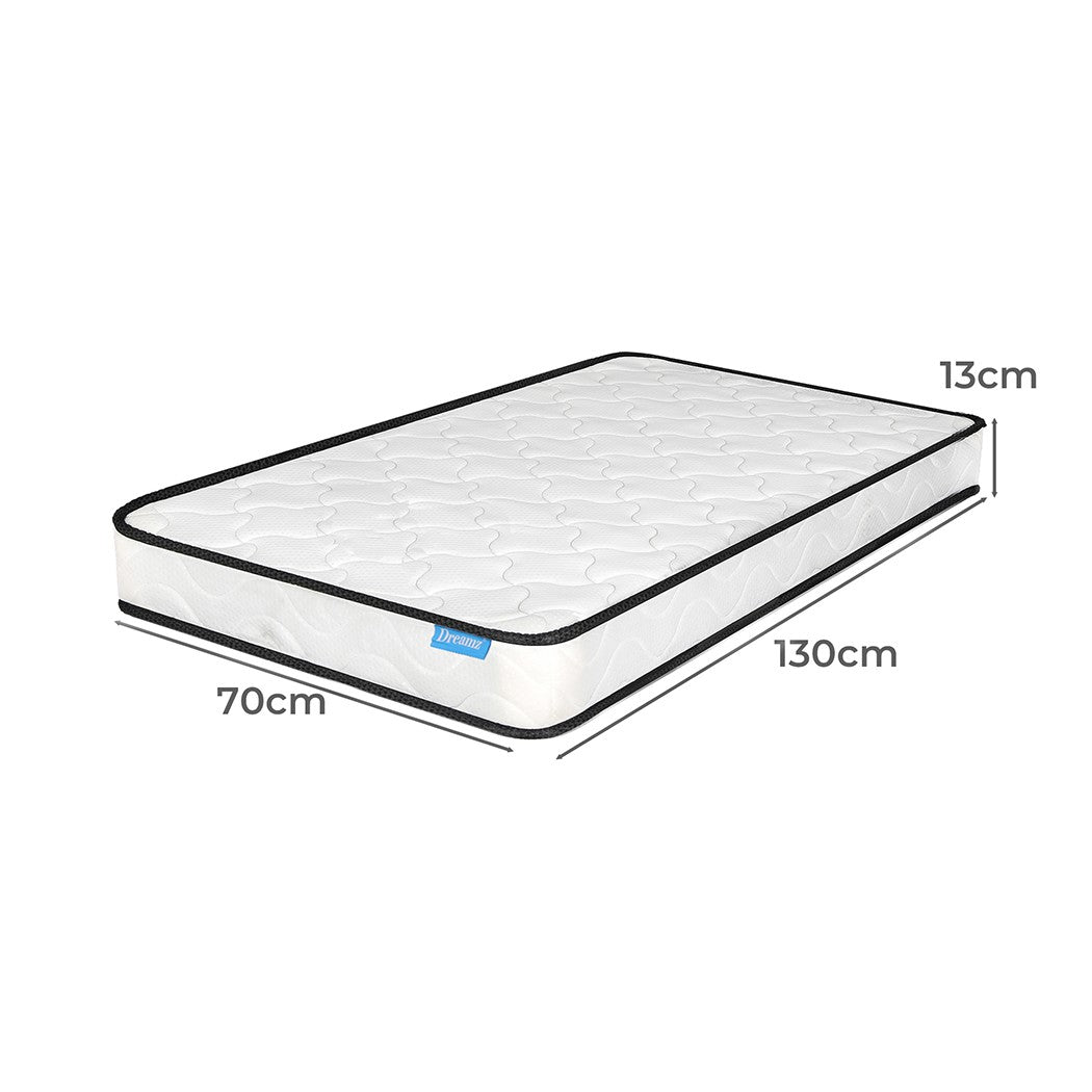 Dreamz Baby Kids Spring Mattress Bed Cot Crib Breathable Firm Foam 13Cm Thick
