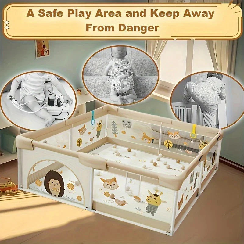 Safe Haven Playpen – Spacious and Fun for Little Ones