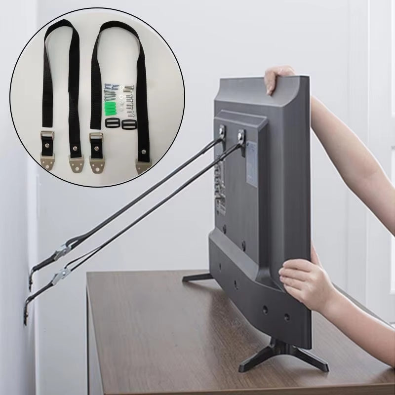 Good Quality Baby Safety Lock 2Pcs/Lot Baby Safety Anti-Tip Straps for Flat TV and Furniture Wall Strap Child Lock Protection